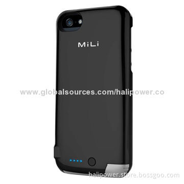 MiLi MFI External Battery Pack for iPhone 5/5S, 2,200mAh CapacityNew
